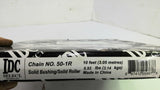 IDC 50-1R Single Strand Riveted 10' Roller Chain 5/8" Pitch