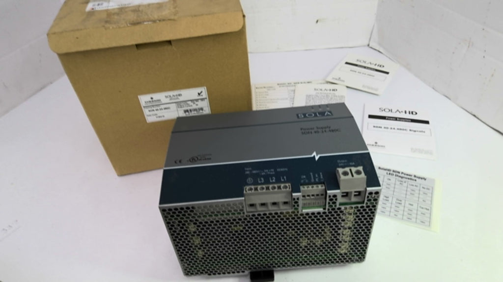 Emerson SDN-40-24-480C Power Supply 24VDC 40AMPS