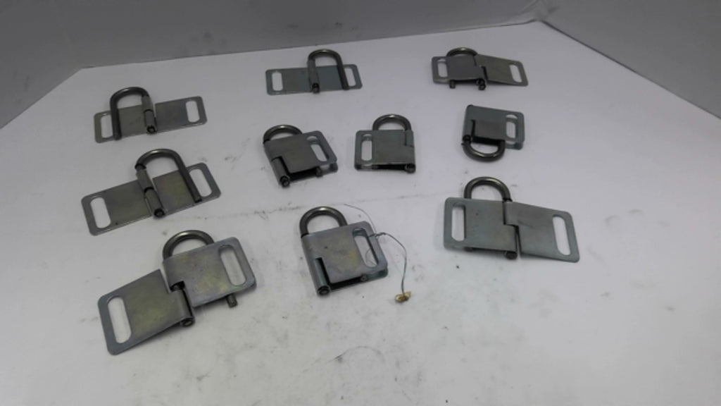 Master Lock 418 Steel Heavy Duty Lockout Hasp Lot of 10