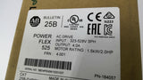 Allen Bradley 25B-D4P0N104 Power Flex 2 HP AC Drive 323-528V Input 3-PH