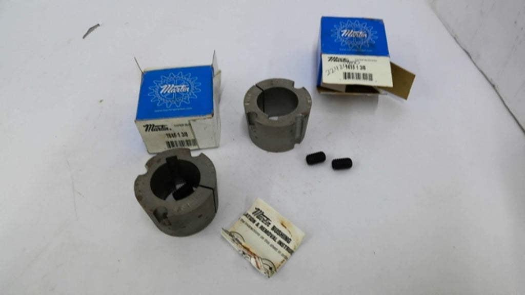 Martin 1615-1-3/8 Taper Lock Bushing Lot Of 2 1-3/8" Bore