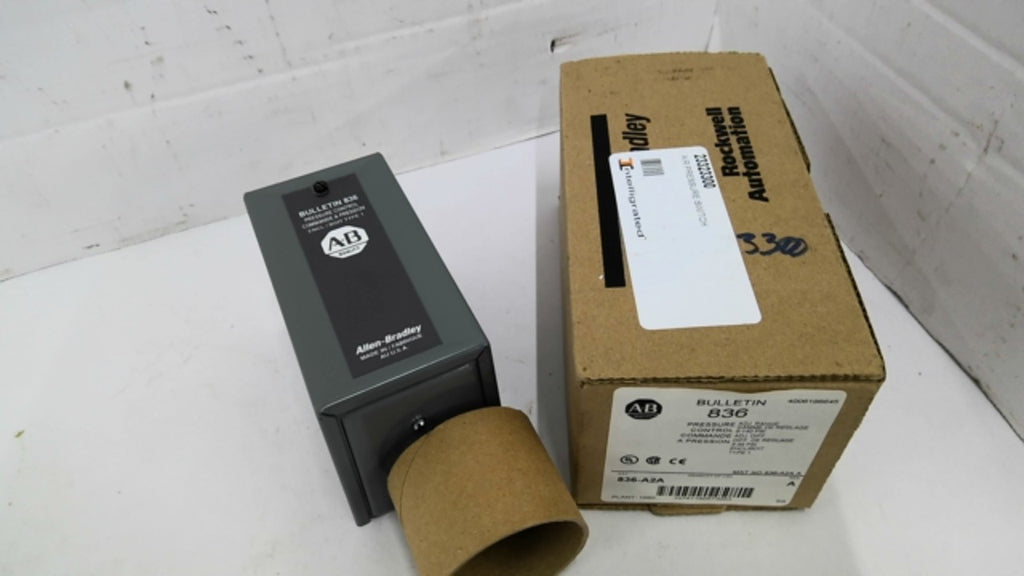 Allen Bradley 836-A2A Pressure Control Switch 24-600V 200PSI 19.3 BAR