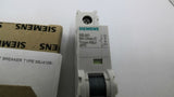 Siemens 5SJ4-106-7HG40 6AMP Single Phase Circuit Breaker 230V 50/60HZ