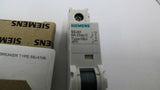 Siemens 5SJ4-106-7HG40 6AMP Single Phase Circuit Breaker 230V 50/60HZ