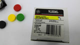 General Electric CR104PBG10U1 Flush Button Switch 4 Different Color Buttons