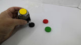 General Electric CR104PBG10U1 Flush Button Switch 4 Different Color Buttons