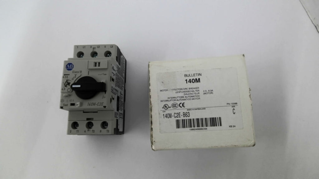 Allen Bradley 140M-C2E-B63 Circuit Breaker 400V 4kA 50/60HZ