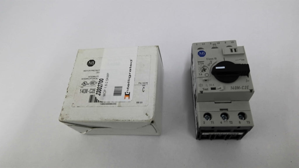 Allen Bradley 140M-C2E-B25 Circuit Breaker 1.6-2.5AMP 6kV 50/60HZ