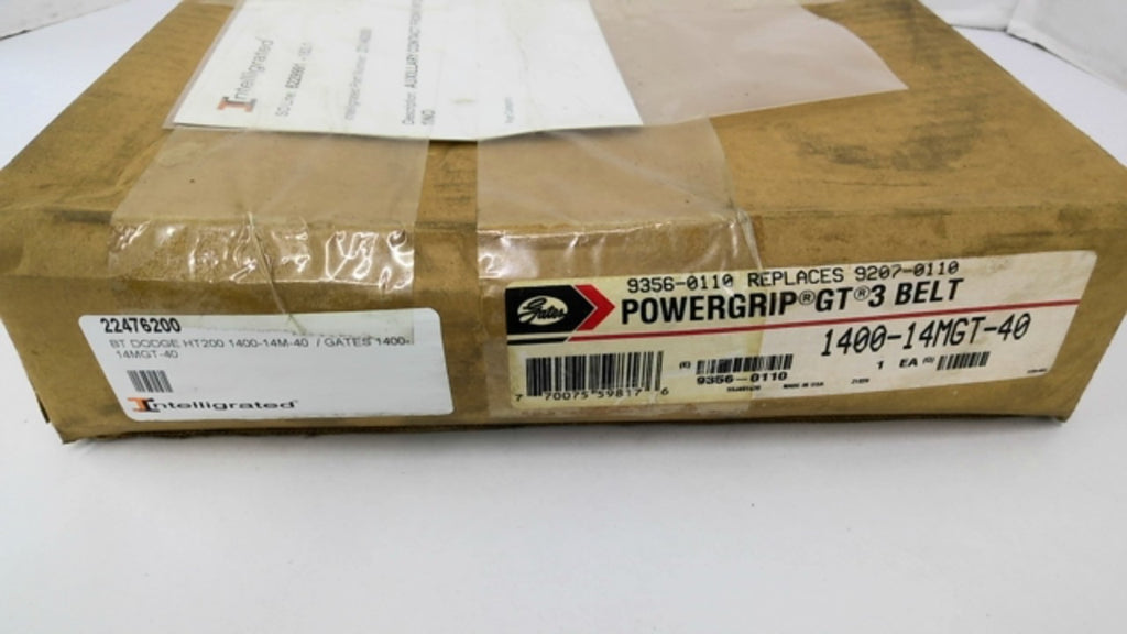 Gates 1400-14MGT-40 Powergrip GT 3 Belt Belt Replaces 9207-0110