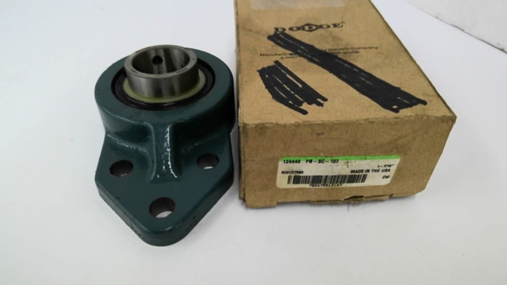 Dodge 124448 FB-SC-107 3-Bolt Flange Bearing 1 7/16" Bore