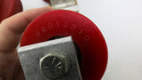 00010610 Red Roller Wheel With Mounting Brackets 1/2" Bore Lot Of 4