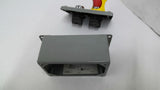 Hoffman E2PBG Control Panel Enclosure With Red And Green Push Button E-Stop