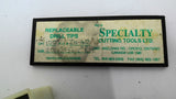 Specialty Cutting Tools JN-40 Drill Inserts .201 X 395 X 1.5 Lot Of 100