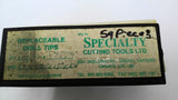 Specialty Cutting Tools Replacement Drill Tips Lot Of 65