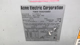 ACME Electric T-1-53312-3 30KVA Transformer 3PH 480 Primary 208-120 Sec