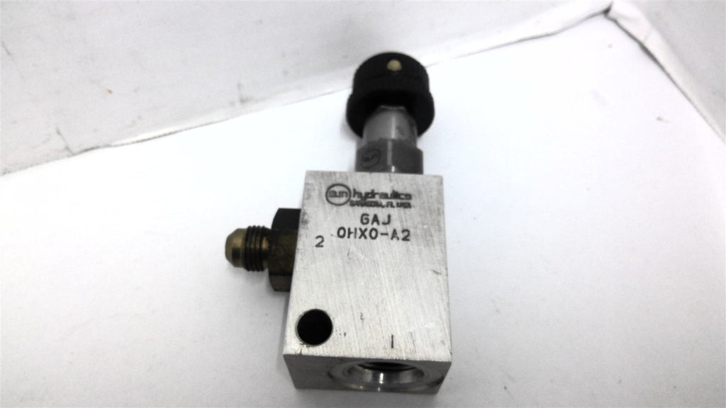 Sun Hydraulics GAJ-0HX-A2 Line Mount Manifold Block 3/4" X 3/4" Bore