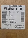 Baldor VBM3611T-D 3 HP AC Brake Motor 208-230/460 Volts 1800 RPM 4P 182TC
