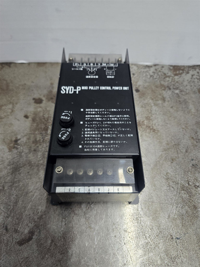 Miki Pulley SYD-P Control Power Unit