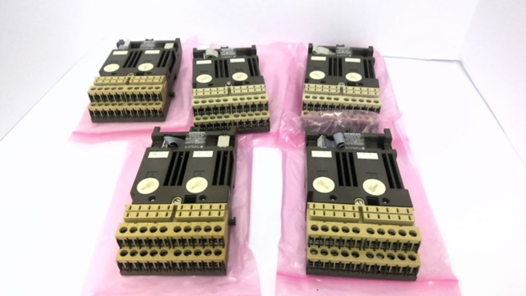 Siemens 6ES5-700-8MA11 Bus Module Lot Of 5