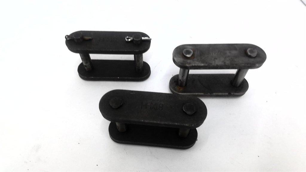 81HXHH Heavy Duty Conveyor Roller Chain Connecting Link Lot Of 3