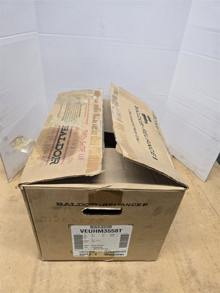 Baldor VEUHM3558T 2 HP AC Motor 208-230/460 Volts 1800 RPM 4P 145TC