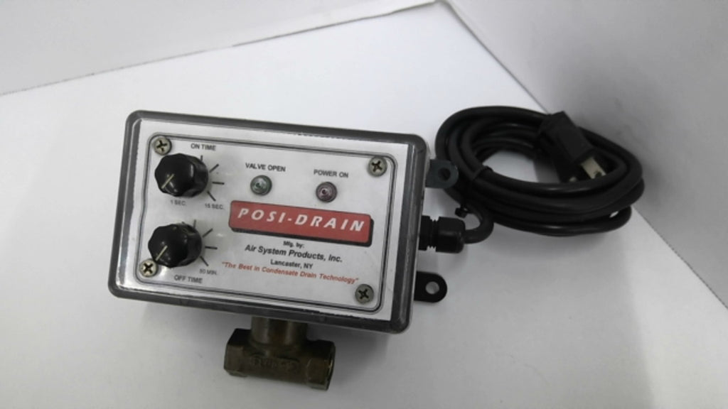 Air System Products PD7020 Posi-Drain Timer Control Drain Valve 120VAC 60HZ 30W