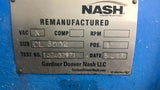 Nash CL3002 Liquid Ring Vacuum Pump 3000 CFM 24" Hg 500 RPM Single Stage