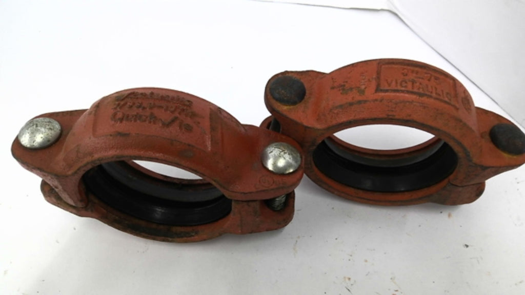 Victaulic Quick Vic 3/88.9-107N Rigid Grooved Pipe Coupling 3"