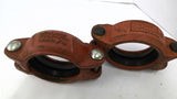 Victaulic Quick Vic 3/88.9-107N Rigid Grooved Pipe Coupling 3"
