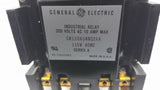 General Electric CR120A04D02AA Industrial Relay AC 10 AMP MAX 115V 60HZ Series A
