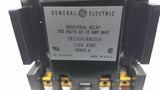 General Electric CR120A04D02AA Industrial Relay AC 10 AMP MAX 115V 60HZ Series A