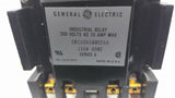 General Electric CR120A04D02AA Industrial Relay AC 10 AMP MAX 115V 60HZ Series A