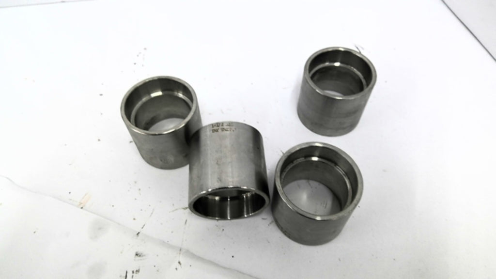 Tay 1-1/2-316 Stainless Steel Pipe Coupling Lot Of 4