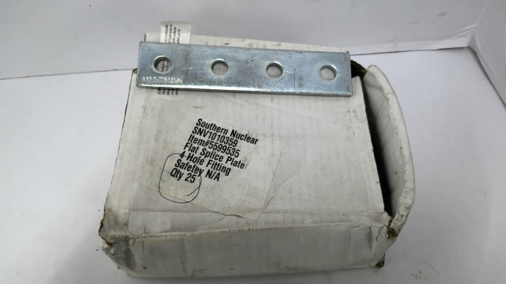 Southern Nuclear SNV1010359 4-Hole Flat Splice Fittings Lot Of 25