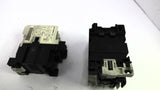 Mitsubishi S-N10 Magnetic Contactor 460 volt 5 Hp 110-120VAC Lot Of 2