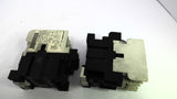 Mitsubishi S-N10 Magnetic Contactor 460 volt 5 Hp 110-120VAC Lot Of 2