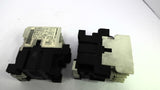 Mitsubishi S-N10 Magnetic Contactor 460 volt 5 Hp 110-120VAC Lot Of 2