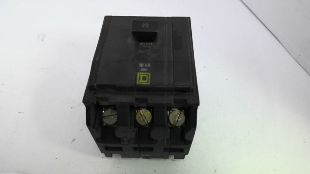 Square D L-4062 Type Q0B HACR 20AMP Circuit Breaker 50/60HZ