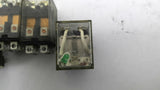 Omron LY-2N Relay 24VDC 240VAC 12AMPS 1/2HP Lot Of 4