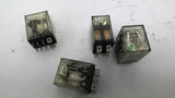 Omron LY-2N Relay 24VDC 240VAC 12AMPS 1/2HP Lot Of 4