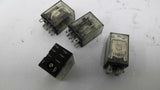 Omron LY-2N Relay 24VDC 240VAC 12AMPS 1/2HP Lot Of 4