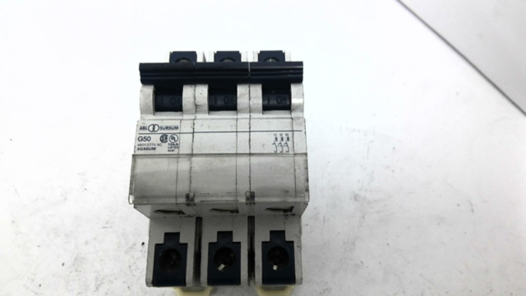 ABL Sursum G50 3G50UM 3-Pole Manual Motor Controller 10kA 480Y/277VAC