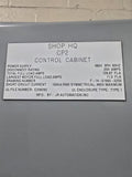 JR Automation 480 Volt 200 Amp Disconnect mounted in AMOD84x40x18FTCLP