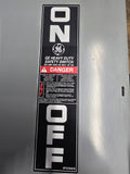 GE TH3364 200A 3 Pole 600V Fusible Heavy Duty Safety Switch NEMA 1