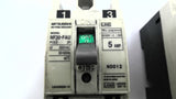 Mitsubishi NF30-FAU 5AMP 2-Pole Circuit Breaker 250VAC 50/60HZ Lot Of 2