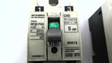 Mitsubishi NF30-FAU 5AMP 2-Pole Circuit Breaker 250VAC 50/60HZ Lot Of 2