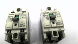 Mitsubishi NF30-FAU 5AMP 2-Pole Circuit Breaker 250VAC 50/60HZ Lot Of 2