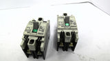 Mitsubishi NF30-FAU 5AMP 2-Pole Circuit Breaker 250VAC 50/60HZ Lot Of 2
