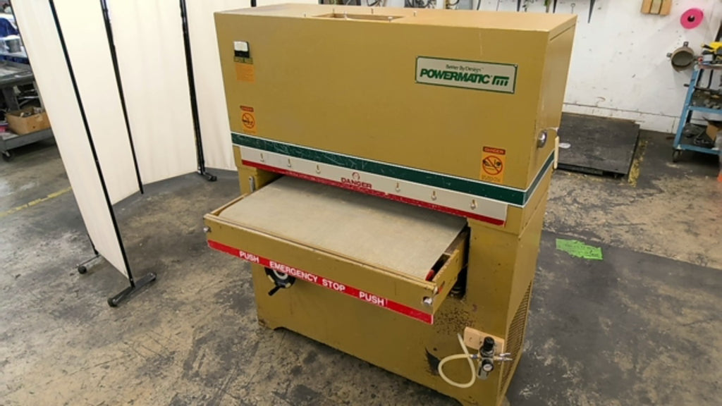 Powermatic RB-37 Industrial 37 Inch Wide Belt Sander 15Hp 230V 3Ph 60A