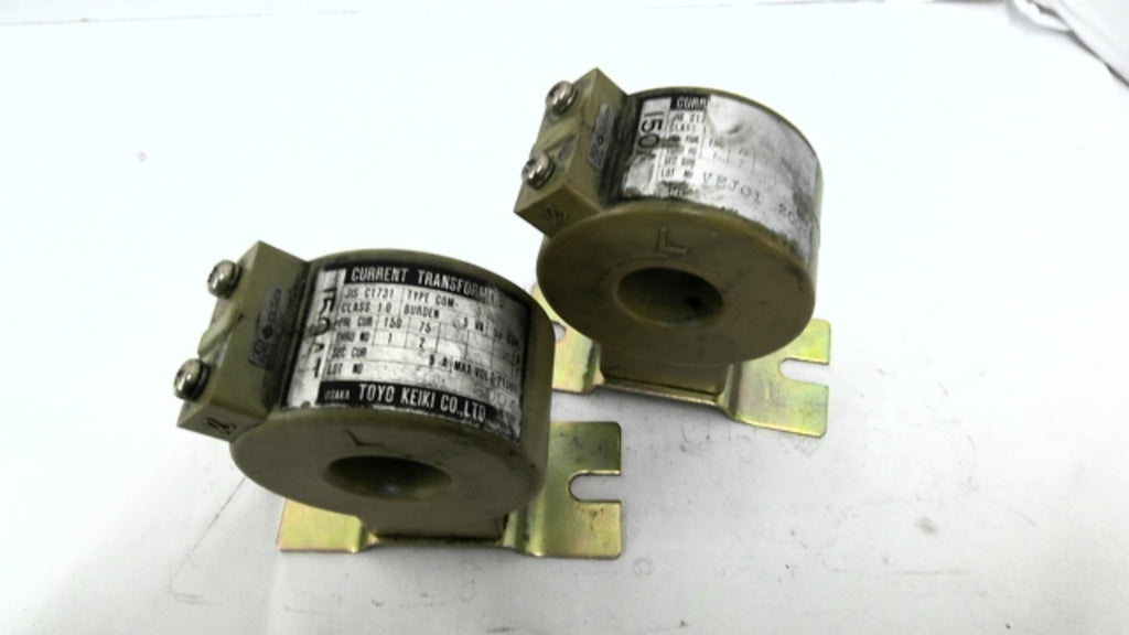 Toyo Keiki J1S-C1731 Current Transformer 115V 5VA 50/60HZ Lot Of 2